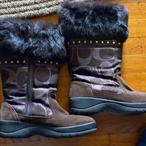 Authentic Coach snow boots